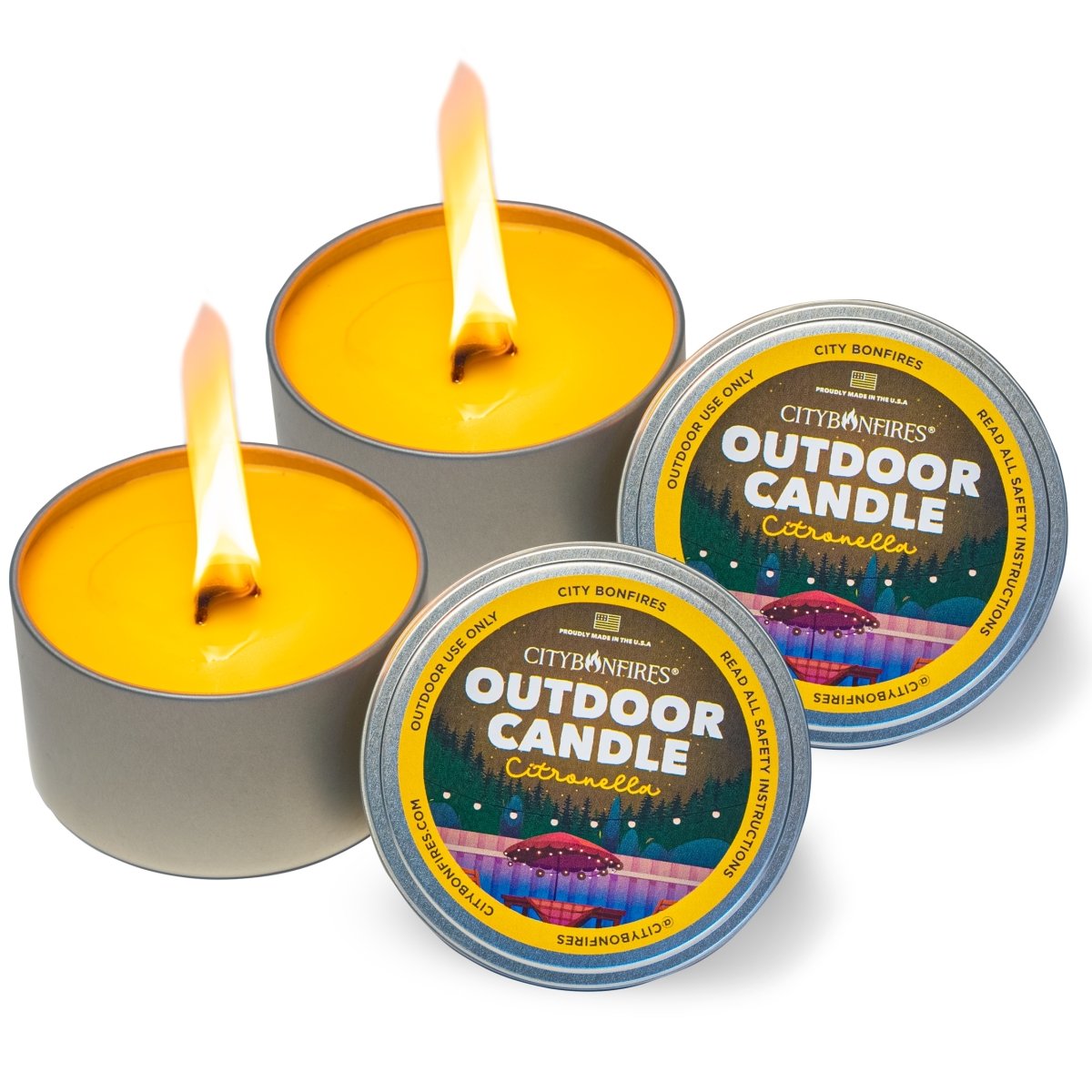 The Outdoor Candle - Citronella | 20-Hour Natural Insect Repellent