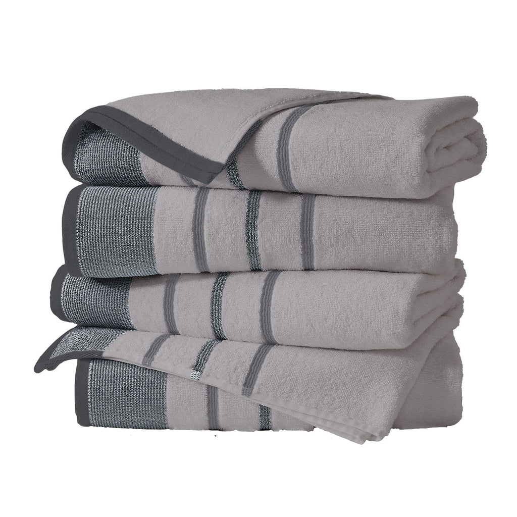 Decorative Cotton Stripe Bath Towel Set - Noelle Collection - We The Collective
