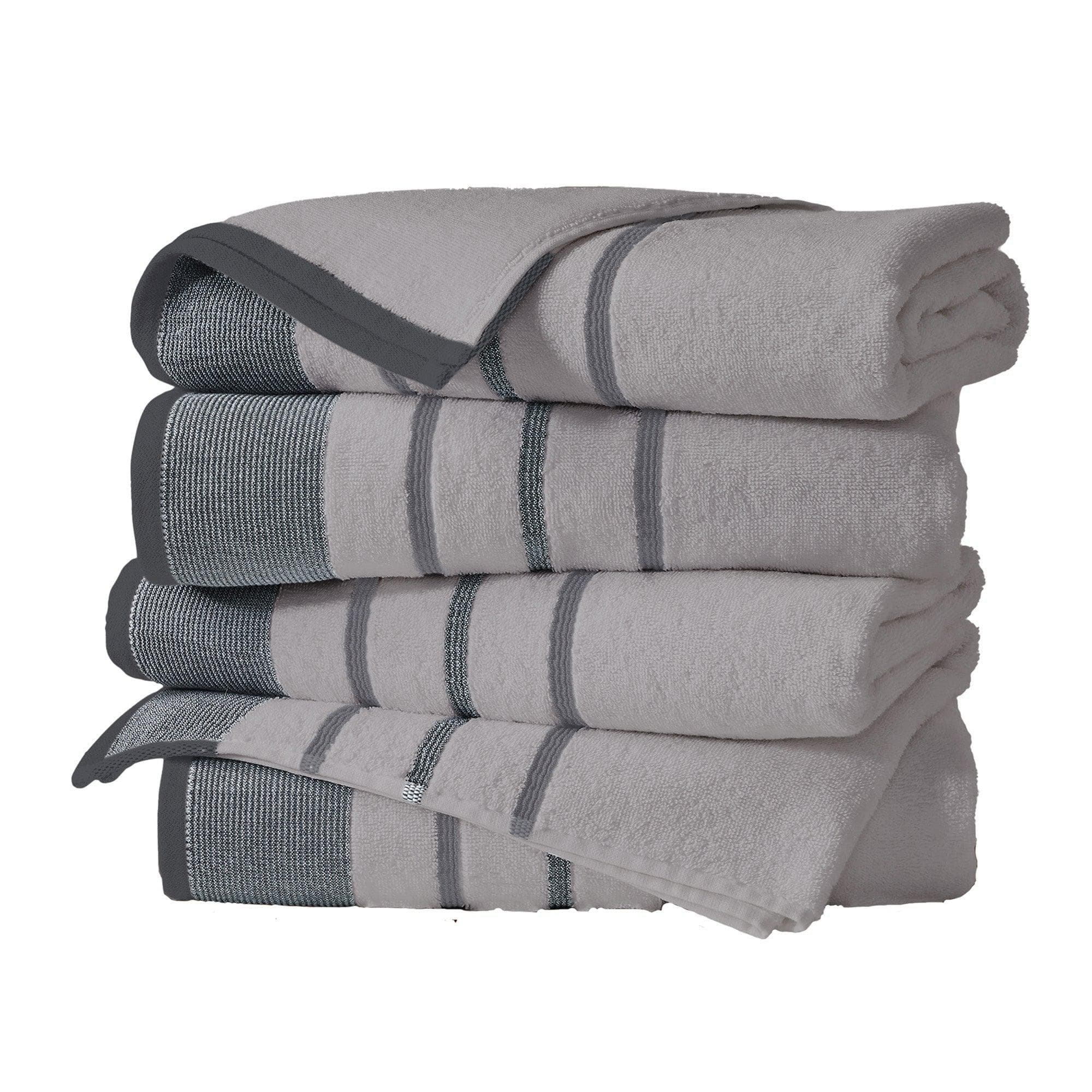 Decorative Cotton Stripe Bath Towel Set - Noelle Collection - We The Collective