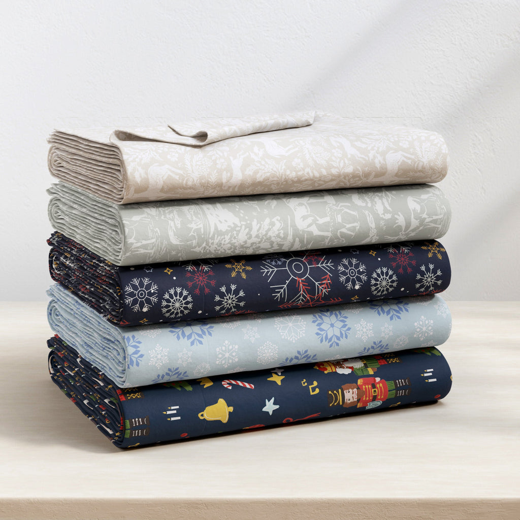 Turkish Cotton Flannel Sheet Set - Elevated Holiday Collection - We The Collective