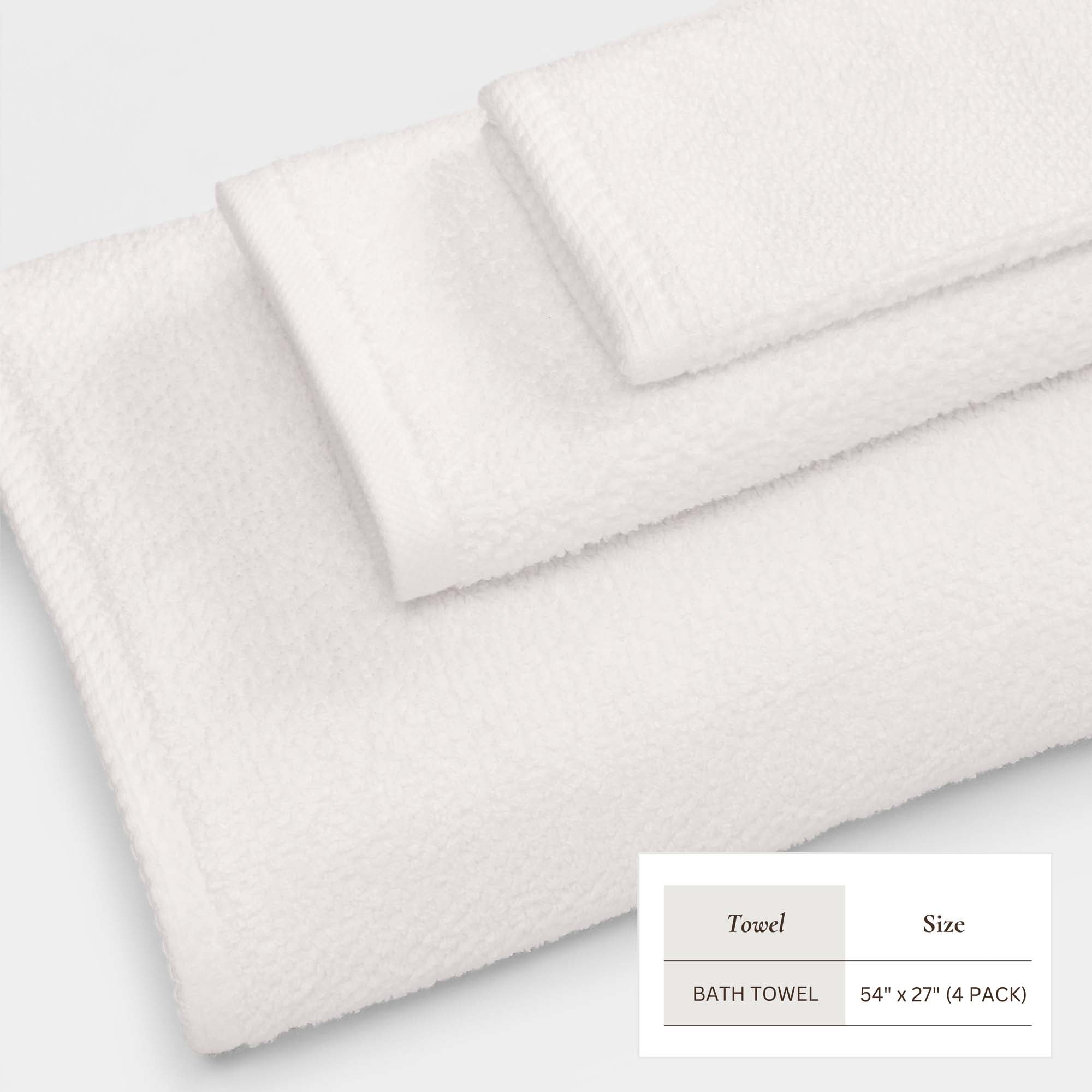 Cotton Textured Bath Towel Set - Acacia Collection - We The Collective