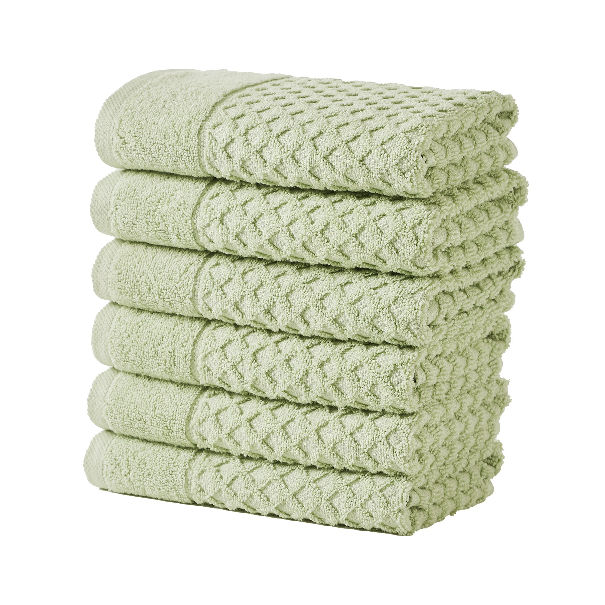 Cotton Diamond Waffle Weave Bath Towel Set - Grayson Collection